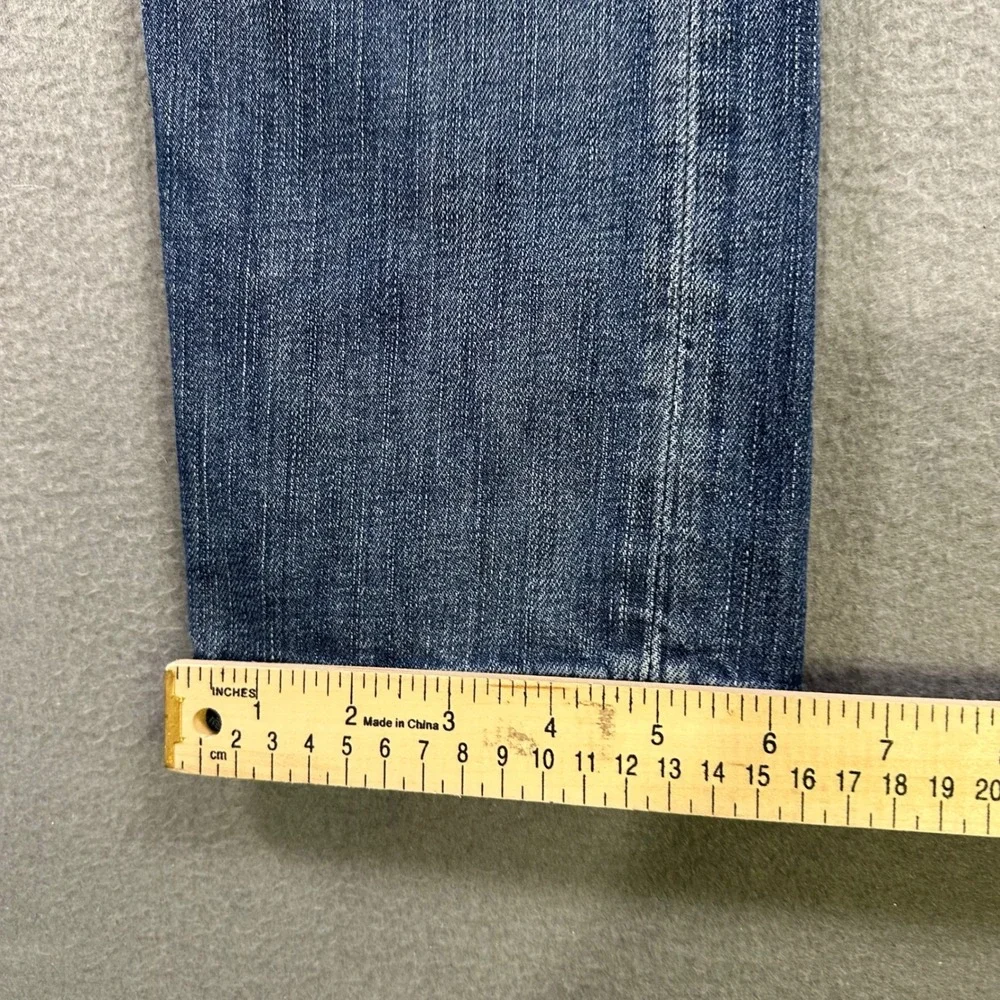 Banana Republic Distressed Skinny Jeans Mens 28 Medium Wash Blue Denim Frayed